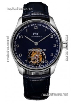 IWC Portugieser IW5458 Hand-Wound Genuine Tourbillon Steel Swiss Replica Watch 