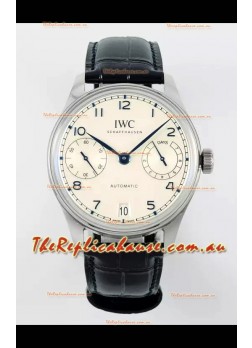 IWC Super Clone Portugieser Swiss 1:1 Mirror Replica Watch White Dial Steel Case Watch