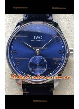 IWC Portugieser Super Clone Automatic 41 IW358305 Blue Dial in Steel Case