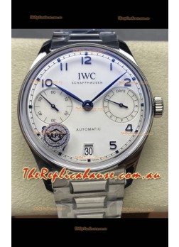 IWC Super Clone Portugieser Swiss 1:1 Mirror Replica Watch White Dial Steel Case Watch