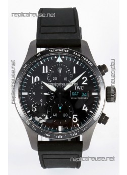 IWC Pilot's IW388305 Super Clone Chronograph 41 Mercedes-AMG Titanium Watch