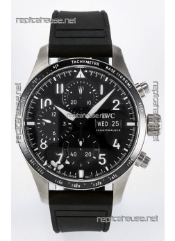 IWC Pilot's IW388305 Super Clone Chronograph 41 Mercedes-AMG Steel Watch