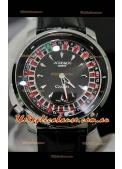Jacob and Co Roulette Edition Replica Watch in Stainless Steel Casing 