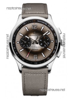 Jaeger LeCoultre Polaris Q902843J Chronograph Grey Dial Nylon Strap Swiss Replica Watch 