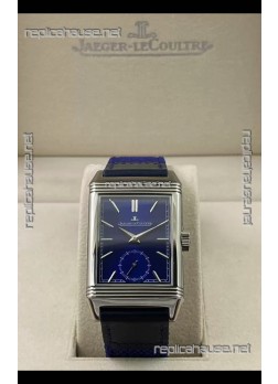 Jaeger-LeCoultre Reverso DuoFace Steel Casing Watch Blue Dial in Swiss Automatic Movement