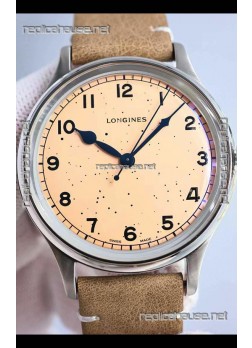 Longines Heritage Military Stainless Steel Watch in Swiss Automatic Movement 