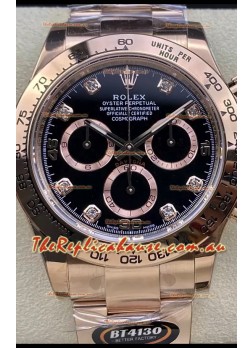 Rolex Cosmograph Daytona M116505 Rose Gold Original Cal.4130 Movement - 904L Steel Watch