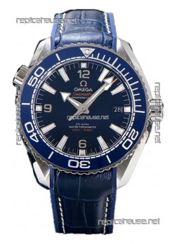 Omega Seamaster Planet Ocean 600M 43.50 MM Blue Dial Steel Casing 1:1 Mirror Replica