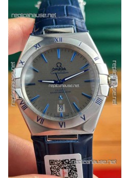 Omega Co-Axial Constellation 39MM 904L Steel Grey Dial 1:1 Mirror Replica Watch