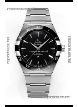 Omega Co-Axial Constellation Stainless Steel Black Dial 1:1 Mirror Replica 41MM