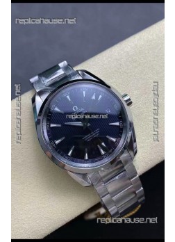 Omega Aqua Terra 150M Blue Dial 904L Steel Casing Blue Dial 1:1 Mirror Replica 41MM 