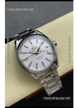 Omega Aqua Terra 150M White Dial 904L Steel Casing White Dial 1:1 Mirror Replica 41MM 