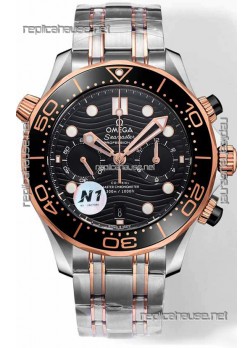 Omega Seamaster Co-Axial Master Chronograph Two Tone Steel Strap 44MM 1:1 Mirror Replica