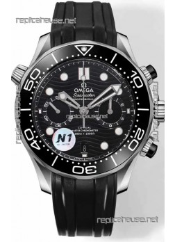 Omega Seamaster Co-Axial Master Chronograph Stainless Steel Black Dial 44MM 1:1 Mirror Replica