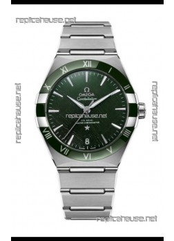Omega Co-Axial Constellation Stainless Steel Green Dial 1:1 Mirror Replica 41MM