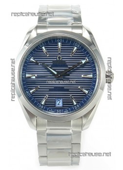 Omega Aqua Terra 150M Summer Blue Dial 904L Steel Casing 1:1 Mirror Replica 41MM 