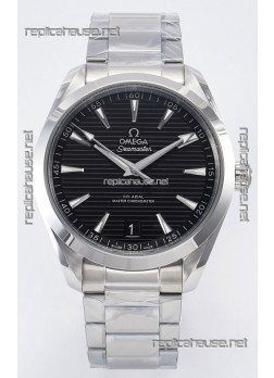 Omega Aqua Terra 150M Black Dial 904L Steel Casing 1:1 Mirror Replica 41MM 