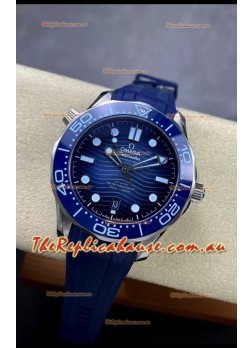 Omega Seamaster 300M Summer Blue Swiss 904L Steel 1:1 Mirror Replica Watch