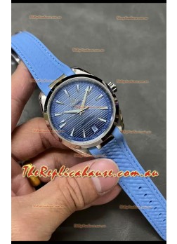 Omega Seamaster Aquaterra 150M Summer Blue Dial 1:1 Mirror Replica Watch