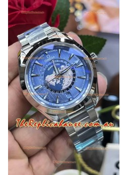 Omega Seamaster Aquaterra 150M Worldtimer Summer Blue 1:1 Mirror Replica Watch