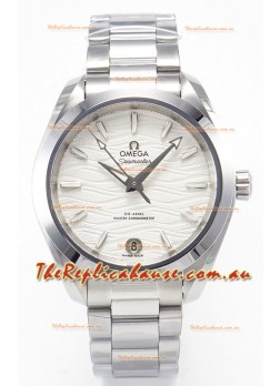 Omega Super Clone Seamaster Aquaterra 150M 34MM Swiss Replica Watch in White Dial
