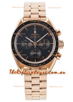 Omega Speedmaster Rose Gold Co-Axial Chronograph 41MM 1:1 Mirror Replica Watch