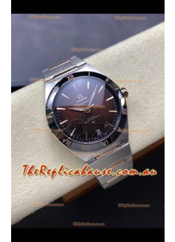 Omega Super Clone Co-Axial Constellation Stainless Brown Dial Replica Watch