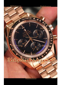 Omega Speedmaster Professional Moonwatch Rose Gold Swiss Replica