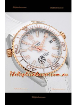 Omega Seamaster Planet Ocean Swiss Watch 39MM - 1:1 Mirror Replica Leather Strap