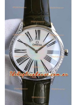 Omega De Ville Tresor Edition Swiss Quartz Watch 36MM Steel Casing White Dial