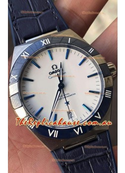 Omega Co-Axial Constellation 41MM 904L Steel White Dial 1:1 Mirror Replica Watch
