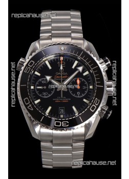 Omega Super Clone Planet Ocean 600M Chronograph 904L Steel Replica Watch 
