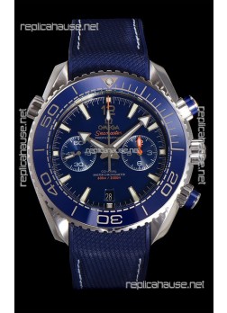 Omega Super Clone Planet Ocean 600M Chronograph 904L Steel Replica Watch 