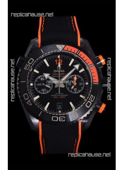 Omega Super Clone Planet Ocean 600M Chronograph Black Ceramic Replica Watch