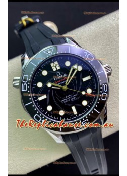 Omega Seamaster Diver 300M Edition 1:1 Mirror Replica Watch in Black Dial 