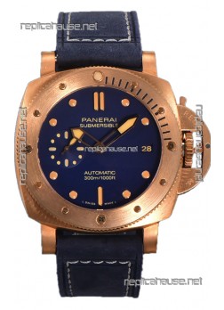 Panerai PAM1074 Submersible Bronzo Blu Abisso 1:1 Mirror Swiss Replica 42MM 