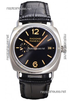 Panerai Radiomir PAM1294 Quaranta 40MM 904L Steel Black Dial Watch in 1:1 Mirror Replica 