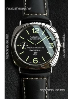 Panerai Super Clone Radiomir Black Seal PAM754 Swiss Replica Watch - 45MM Black Dial 