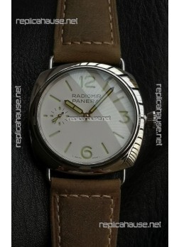 Panerai Super Clone Radiomir PAM1384 Swiss Replica Watch - 45MM White Dial 