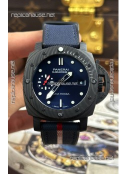 Panerai Luminor Super Clone Marina PAM1563 Carbotech Luna Rossa Watch 44MM