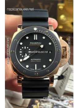 Panerai Super Clone Submersible PAM974 Rose Gold Watch 42MM