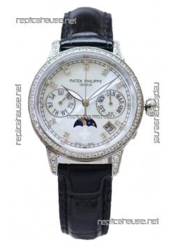 Patek Philippe Grand Complications Ladies First Perpetual Calendaer Steel Case Swiss Replica Watch