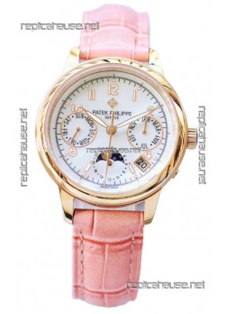 Patek Philippe Grand Complications Ladies First Perpetual Calendaer Rose Gold Swiss Replica Watch 
