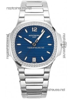 Patek Philippe Nautilus 7118 35MM 1:1 Stainless Steel Blue Dial 1:1 Superclone Watch 