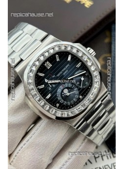Patek Philippe Nautilus 5712G 1:1 Quality Swiss Replica Watch in Blue Dial