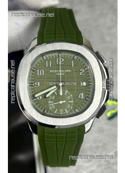 Patek Philippe Aquanaut 5968A Green Dial Chronograph 1:1 Mirror Replica Watch
