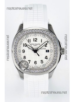 Patek Philippe Aquanaut 5267 White Dial Swiss Quartz Movement Replica Watch 
