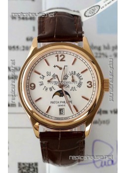 Patek Philippe Complications 4946R Swiss Replica Watch in White Dial 