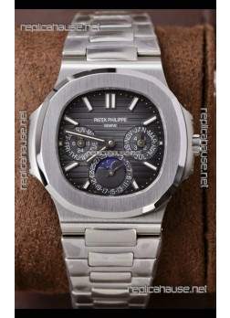 Patek Philippe Nautilus 5740 Perpetual Calendar Stainless Steel Grey Dial Swiss Replica Watch