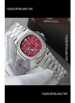 Patek Philippe Nautilus 5740 Perpetual Calendar Stainless Steel Pink Dial Swiss Replica Watch